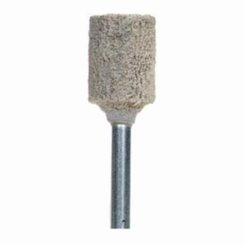 Norton® 61463622654 Cotton Fiber Mounted Point, W176 Cylindrical Point, 3/8 in Dia x 1/2 in L Head, 1/8 in Dia Shank