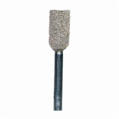 Norton® 61463622655 Cotton Fiber Mounted Point, W163 Cylindrical Point, 1/4 in Dia x 1/2 in L Head, 1/8 in Dia Shank