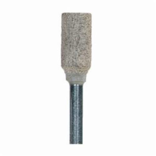 Norton® 61463622656 Cotton Fiber Mounted Point, W163 Cylindrical Point, 1/4 in Dia x 1/2 in L Head, 1/8 in Dia Shank