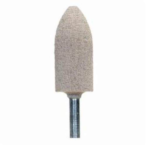 Norton® 61463622664 Cotton Fiber Mounted Point, A11 Pointed Tree Point, 7/8 in Dia x 2 in L Head, 1/4 in Dia Shank