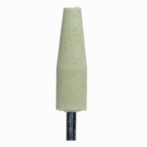 Norton® Quantum™ 61463686139 Mounted Point, A1 Cone Point, 3/4 in Dia x 2-1/2 in L Head, 1/4 in Dia Shank
