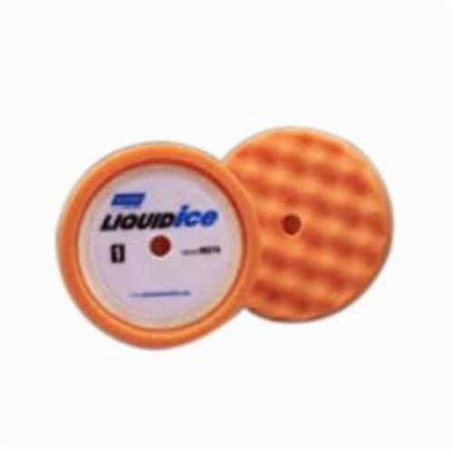 Norton® Liquid Ice® 63642506379 Step 1 Polishing Pad, 8 in Dia, Hook and Loop Attachment, Foam Pad