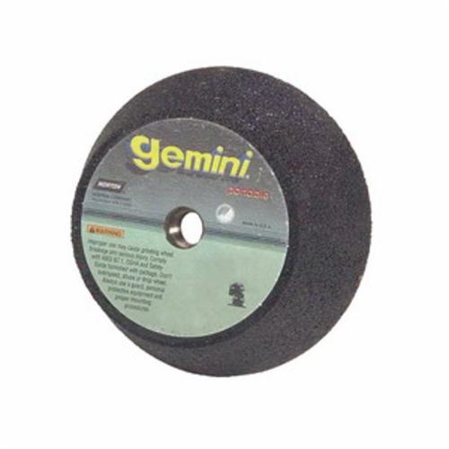 Norton® Gemini® 66252809563 57A Type 01 Portable Snagging Wheel, 6 in Dia Max, 1 in THK, 1 in L, Straight Shape