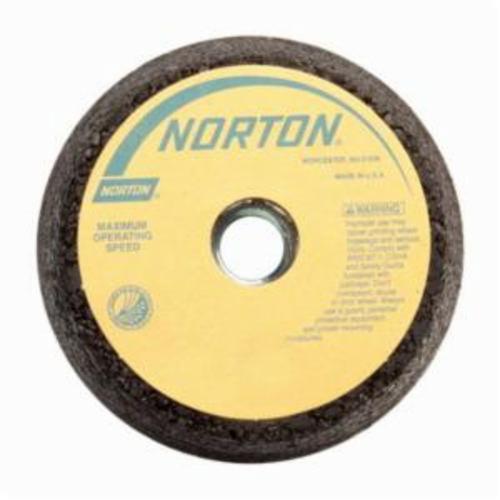 Norton®BlueFire® 66253198586 NV Type 11 Portable Snagging Wheel With Steel Back, 6 in Dia Max, 2 in THK