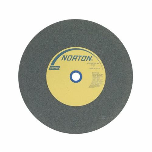 Norton® 66253220942 39C Straight Bench and Pedestal Grinding Wheel, 12 in Dia x 2 in THK, 1-1/2 in Center Hole, 60 Grit, Silicon Carbide Abrasive