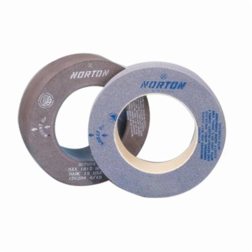 Norton®Vitrium3® 66253387819 55A Straight Centerless Grinding Wheel, 20 in Dia x 8 in THK, 12 in Center Hole, Aluminum Oxide Abrasive