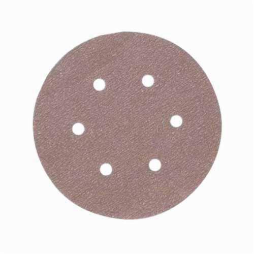 Norton®Adalox®No-Fil® 66261131515 A275 PSA Coated Abrasive Disc Roll, 6 in Dia Disc, P80 Grit, Coarse Grade, Aluminum Oxide Abrasive, Paper Backing