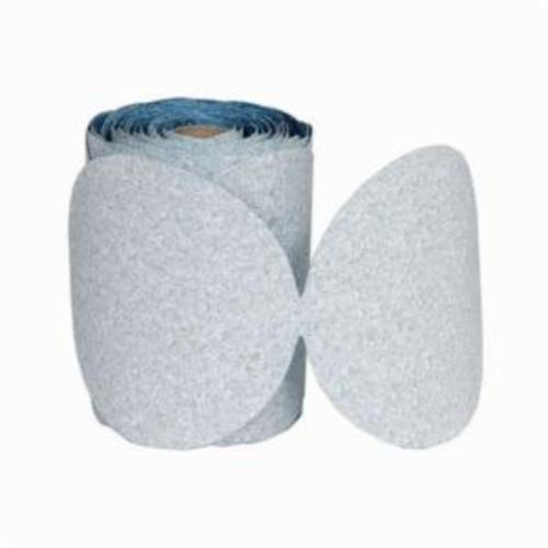 Norton®No-Fil® Dry Ice®Norton SG® 66261140498 A975 Open-Coated Abrasive Disc Roll, 5 in Dia Disc, P180 Grit, Very Fine Grade, Ceramic Alumina Abrasive, Latex Paper Backing