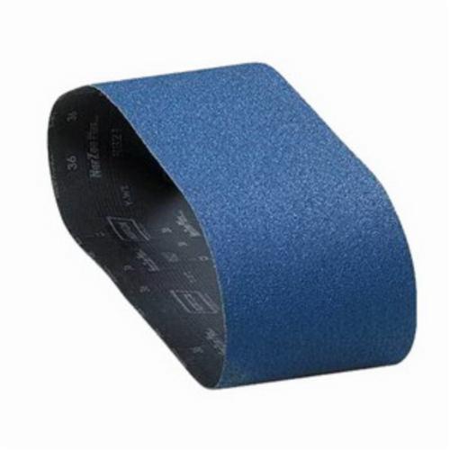 Norton® BlueFire® 78072728609 R823P Narrow Coated Abrasive Belt, 2 in W x 48 in L, 220 Grit, Very Fine Grade, Zirconia Alumina Abrasive, Polyester Backing