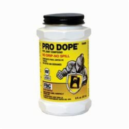 Oatey® Hercules® Pro Dope® 15420 Thread Sealant, 0.5 pt Screw Cap Can with Brush, Gray