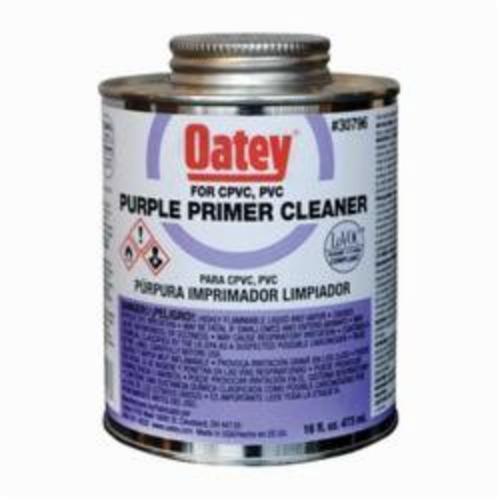 Oatey® 30796 All Purpose Pipe Primer/Cleaner, 16 oz, Purple