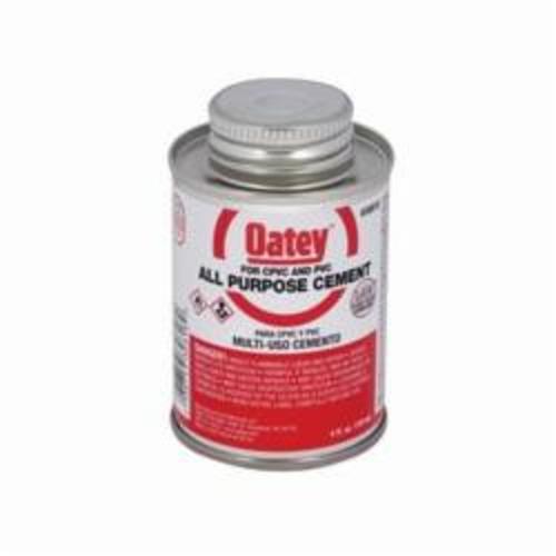 Oatey® 30818 All Purpose Medium Body Solvent Cement, 4 oz Container, Milky Clear