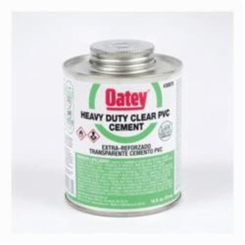 Oatey® 30876 Heavy Duty Low VOC PVC Cement, 16 oz Container, Clear