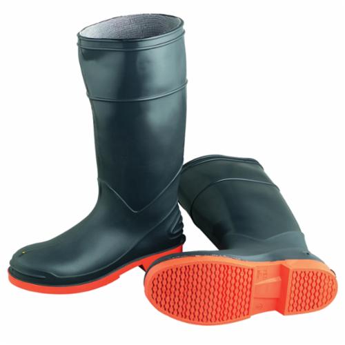 Onguard 87982-13 SureFlex™ 87982 Knee Boots, Men's, SZ 13, 16 in H, Steel Toe, PVC/Nitrile Upper, Polyester Blend PVC Outsole, Resists: Animal Fat, Petroleum, Oil, Grease, Chemical and Water, ASTM F2413-05