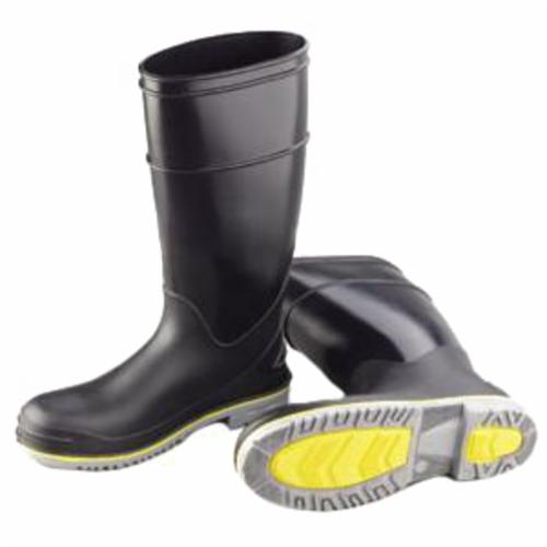 Onguard 89908-5 FLEX3™ 89908 Knee Boots, Men's, SZ 5, 16 in H, Steel Toe, Polyblend PVC Upper, PVC Outsole, Resists: Chemical, Oil and Water, ASTM F2413-05