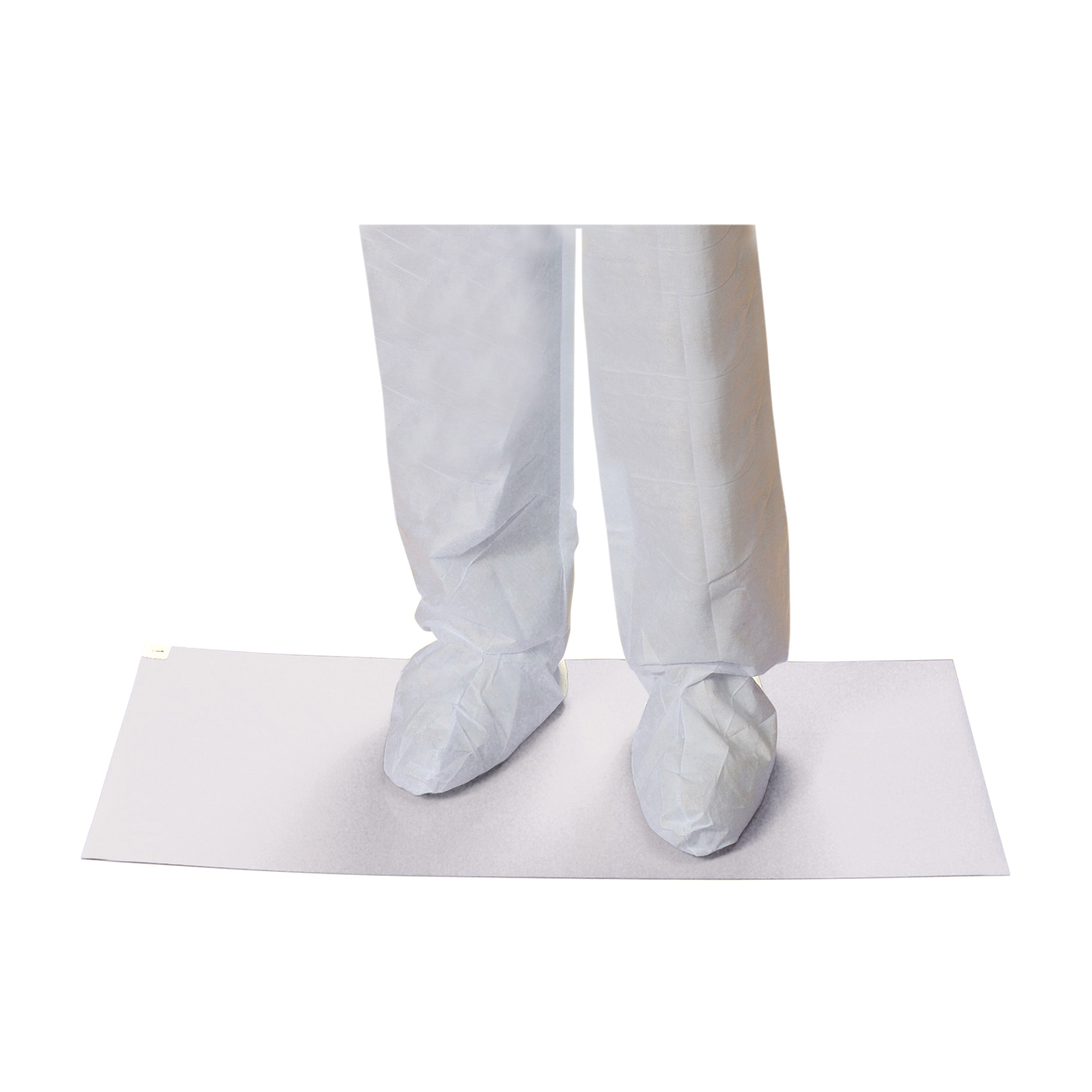 PIP® CleanTeam® 100-93-243638W Contamination Control Clean Room Mat, 36 in L x 24 in W x 0.05 mm THK, White, Polyethelene, 30 Sheets per Mat