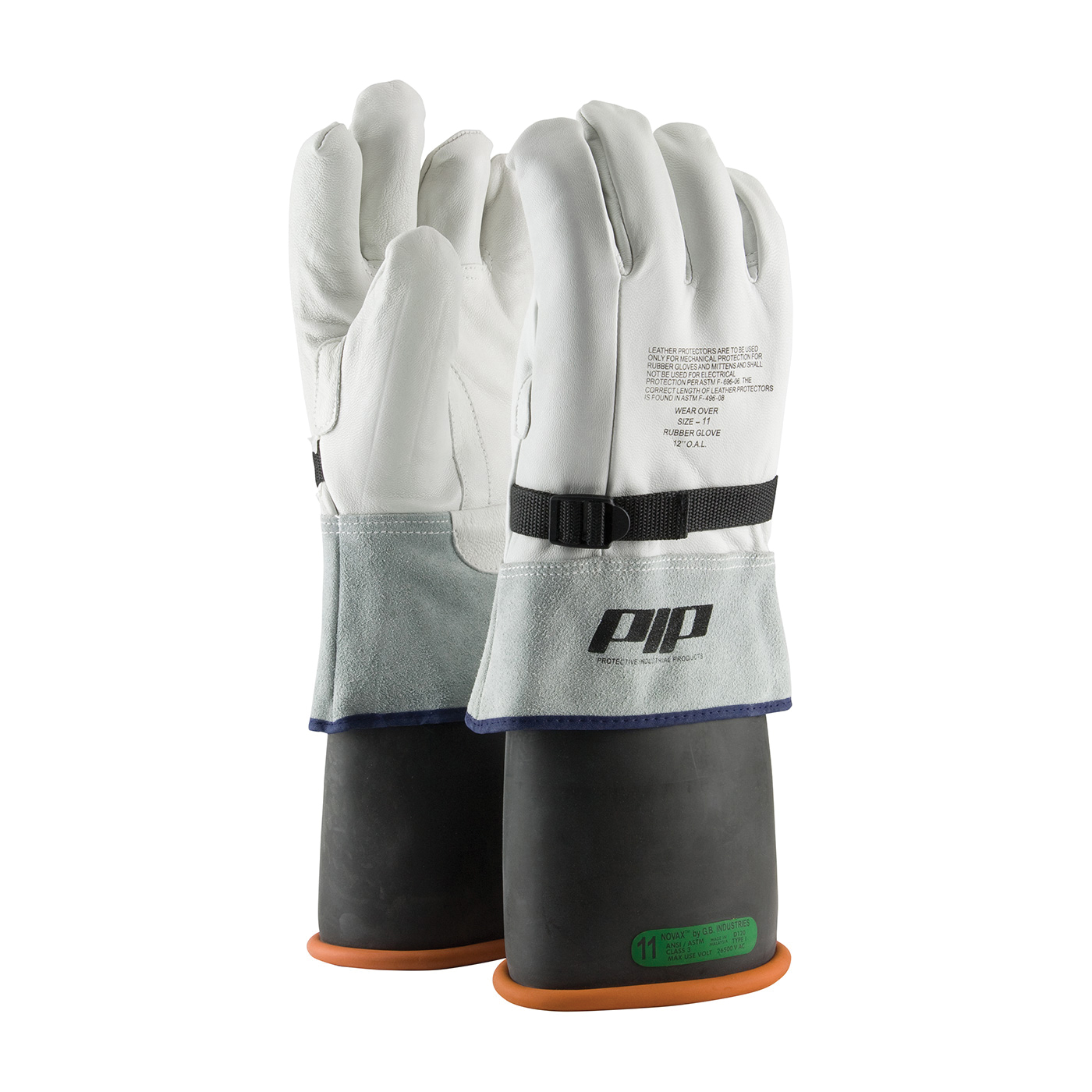 PIP® 148-7000/10 148-7000 General Purpose Gloves, Leather Palm, Full Finger/Straight Thumb Style, SZ 10, Top Grain Goatskin Leather Palm, Top Grain Goatskin Leather, Natural, Gauntlet Cuff, Uncoated Coating, Resists: Abrasion, Unlined Lining