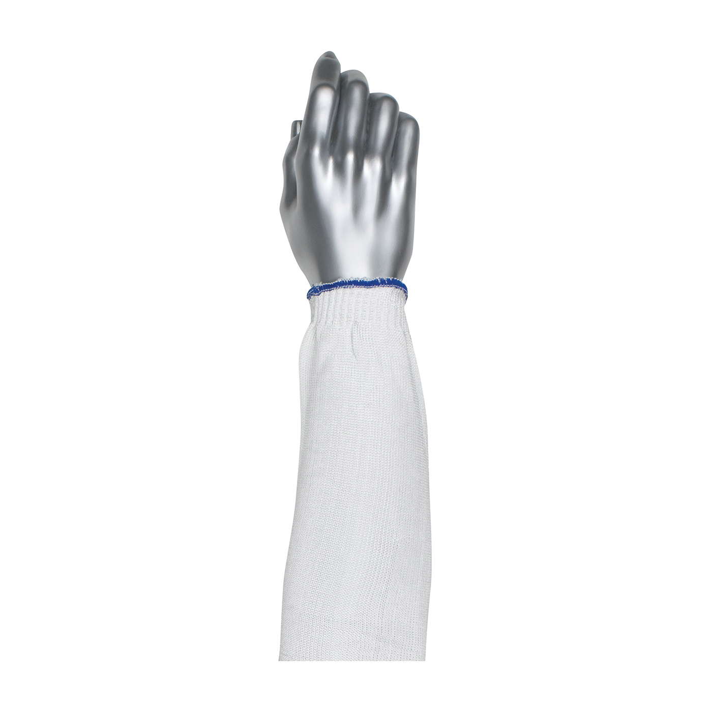 PIP® Kut Gard® 20-SD16 20-SD Cut-Resistant Sleeves, 4.7 in, 16 in L x 2 ply THK, 50% Dyneema®/ 50% Nylon Blend, White
