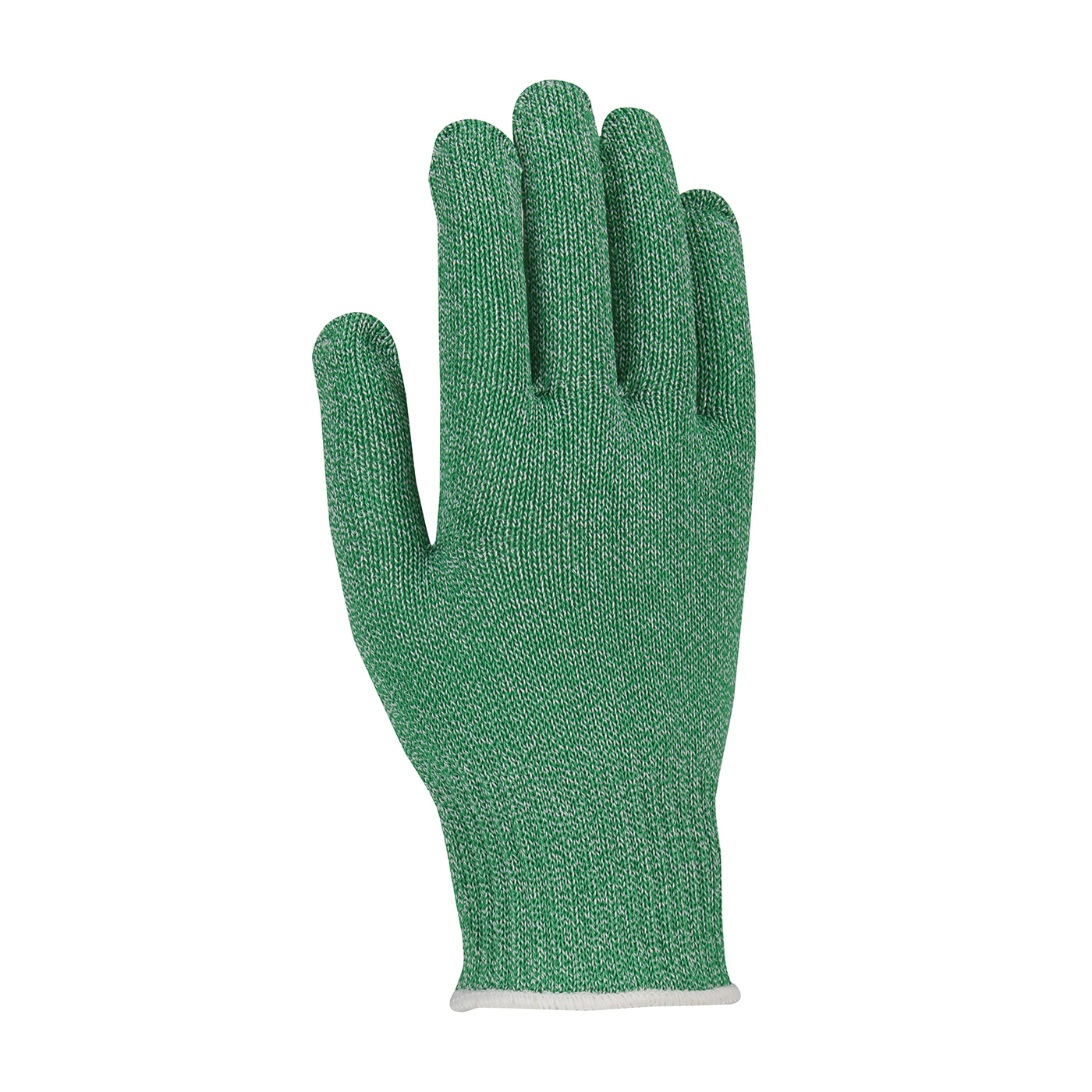 PIP® Kut-Gard® 22-760GRN/L Anti-Microbial Medium Weight Unisex Cut Resistant Gloves, L, Uncoated Coating, Dyneema®/Polyester/Silica/Stainless Steel/Synthetic Fiber, Elastic/Knit Wrist Cuff, Resists: Cut, Shrink and Slash, ANSI Cut-Resistance Level: A7