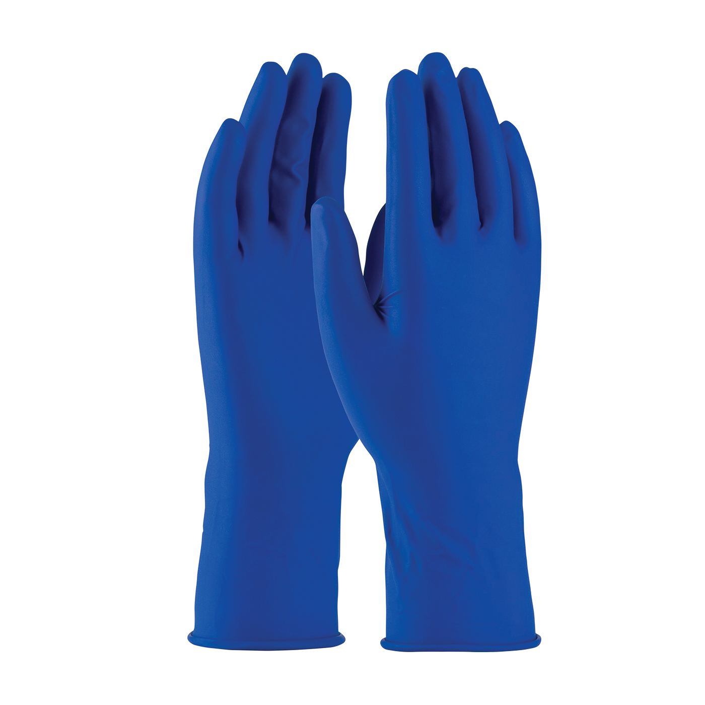 PIP® 2550/L Heavyweight High Risk Disposable Gloves, L, Latex, Blue, 11-5/8 in L, Non-Powdered, Textured, 14 mil THK, Application Type: Exam/Medical Grade, Ambidextrous Hand