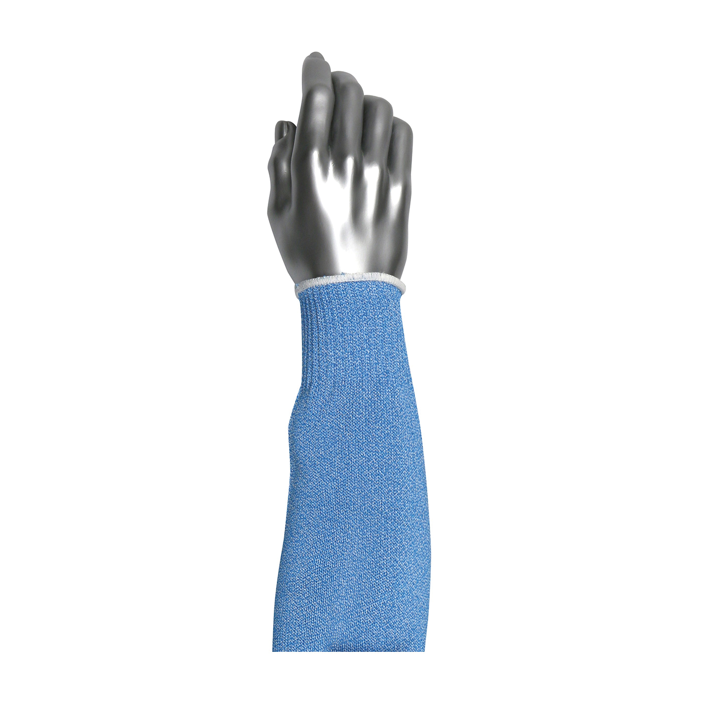 PIP® Kut Gard® 25-7612BB 25-76 Mediumweight Cut-Resistant Sleeves, 5 in, 12 in L x 1 ply THK, Dyneema®/Stainless Steel/Synthetic Fiber, Bright Blue