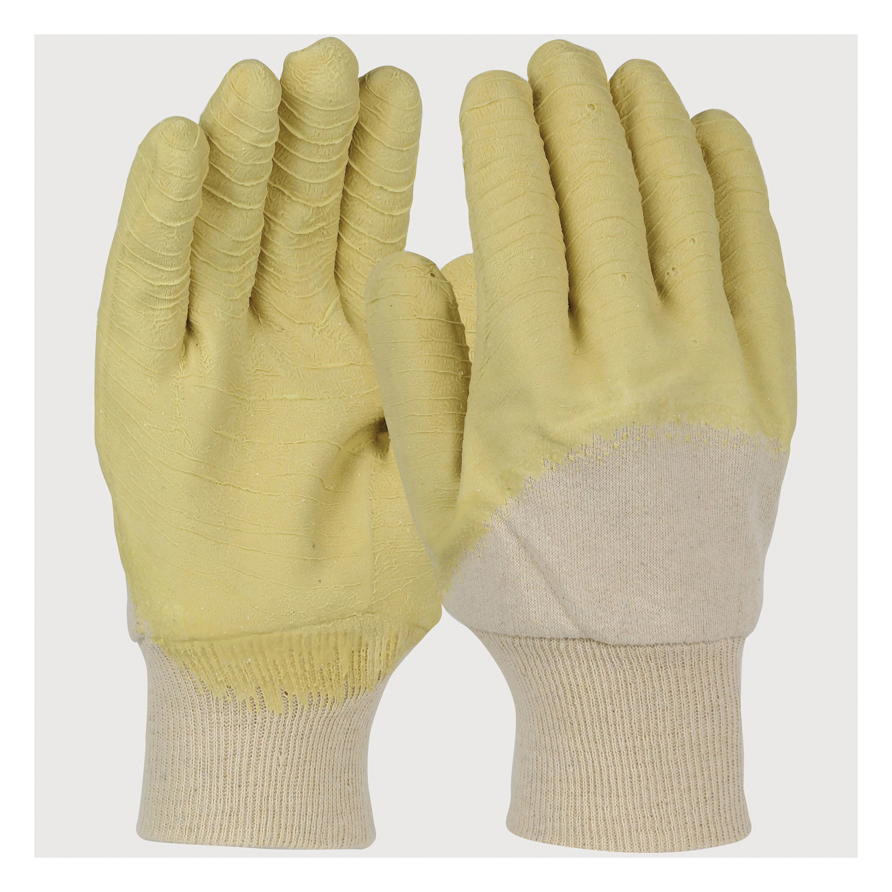 PIP® 3001 Coated Gloves, L, Pair Hand, Natural, Jersey Lining, 10-1/4 in L, Resists: Abrasion, Chemical, Cut and Water, Knitwrist Cuff