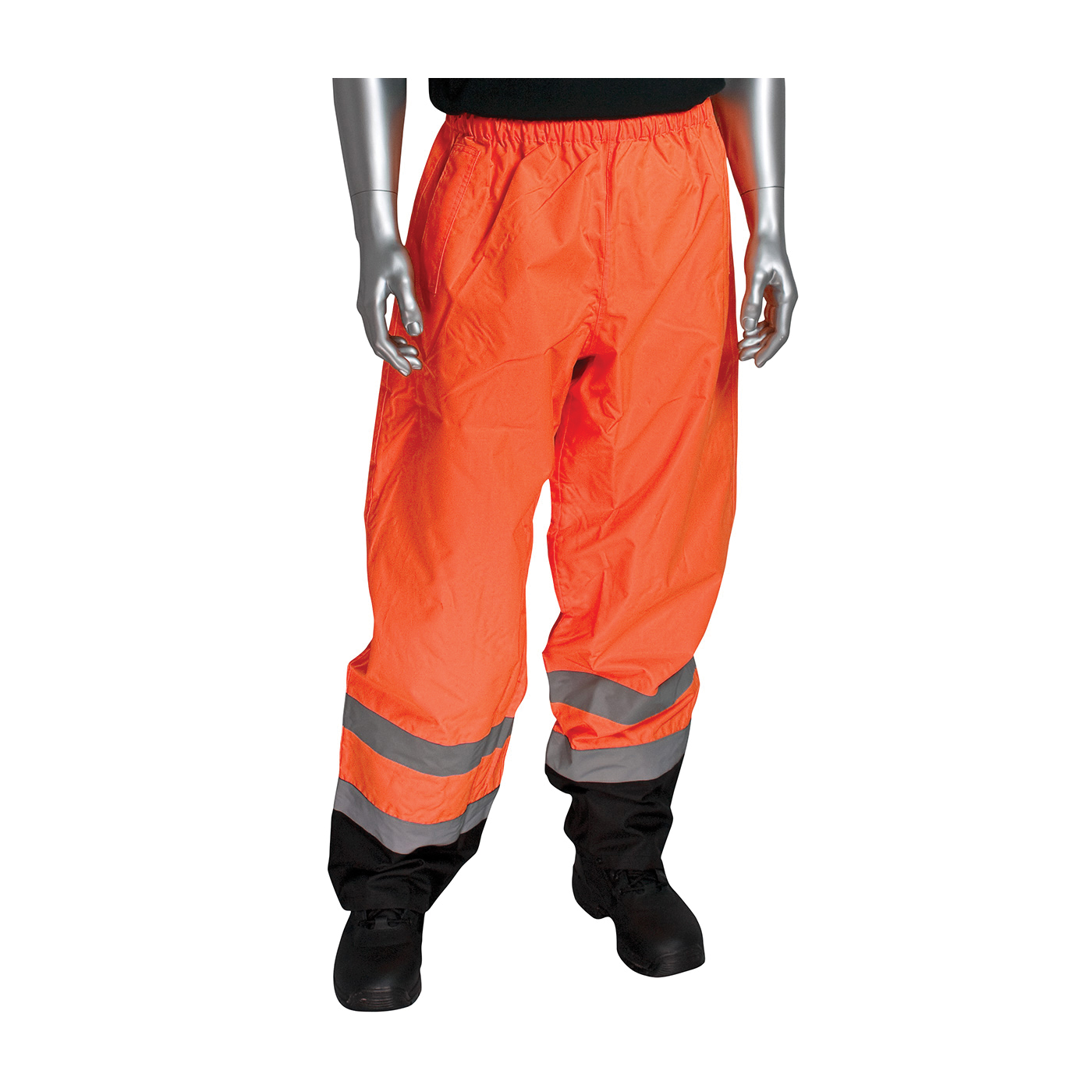 PIP® 318-1757, 2-Tone Breathable Hi-Visibility Overpant, 37.8 in Waist, Polyester