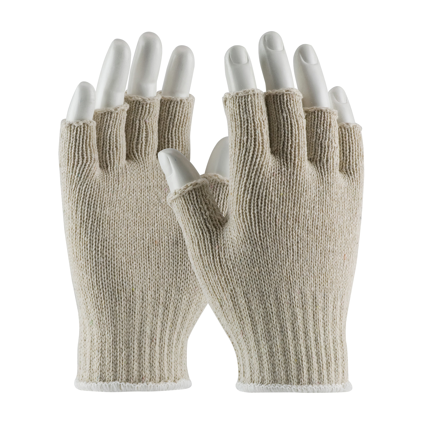 PIP® 35-C119/L 35-C119 Medium Weight General Purpose Gloves, Seamless Style, L, Cotton/Polyester Palm, 65% Cotton/35% Polyester, Natural, Continuous Knit Wrist Cuff, Uncoated Coating, Cotton/Polyester Lining