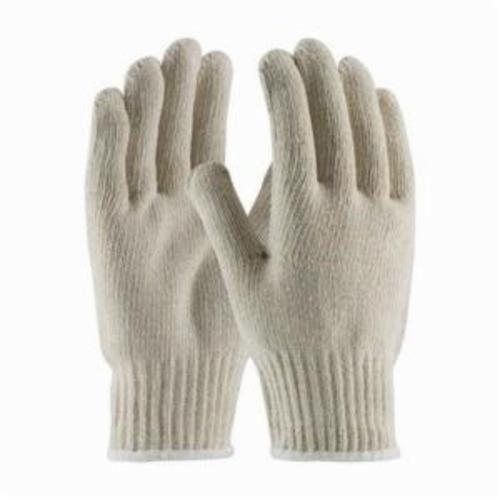 PIP® 35-C510 Extra Heavyweight General Purpose Gloves, Cotton/Polyester Palm, 7 ga 65% Cotton/35% Polyester, Natural, Continuous Knit Wrist Cuff, Uncoated Coating, Cotton/Polyester Lining, Full Finger/Seamless Knit