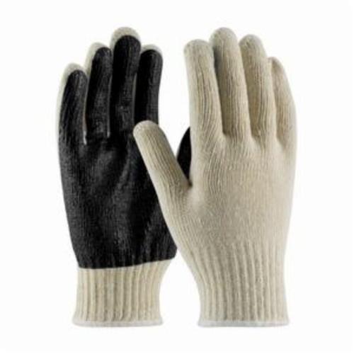 PIP® 37-C110PC-BL Regular Weight General Purpose Gloves, Coated, PVC Palm, 7 ga Cotton/Polyester, Blue, Continuous Knit Wrist Cuff, PVC Coating, Resists: Abrasion and Cut, Cotton Lining, Seamless Knit