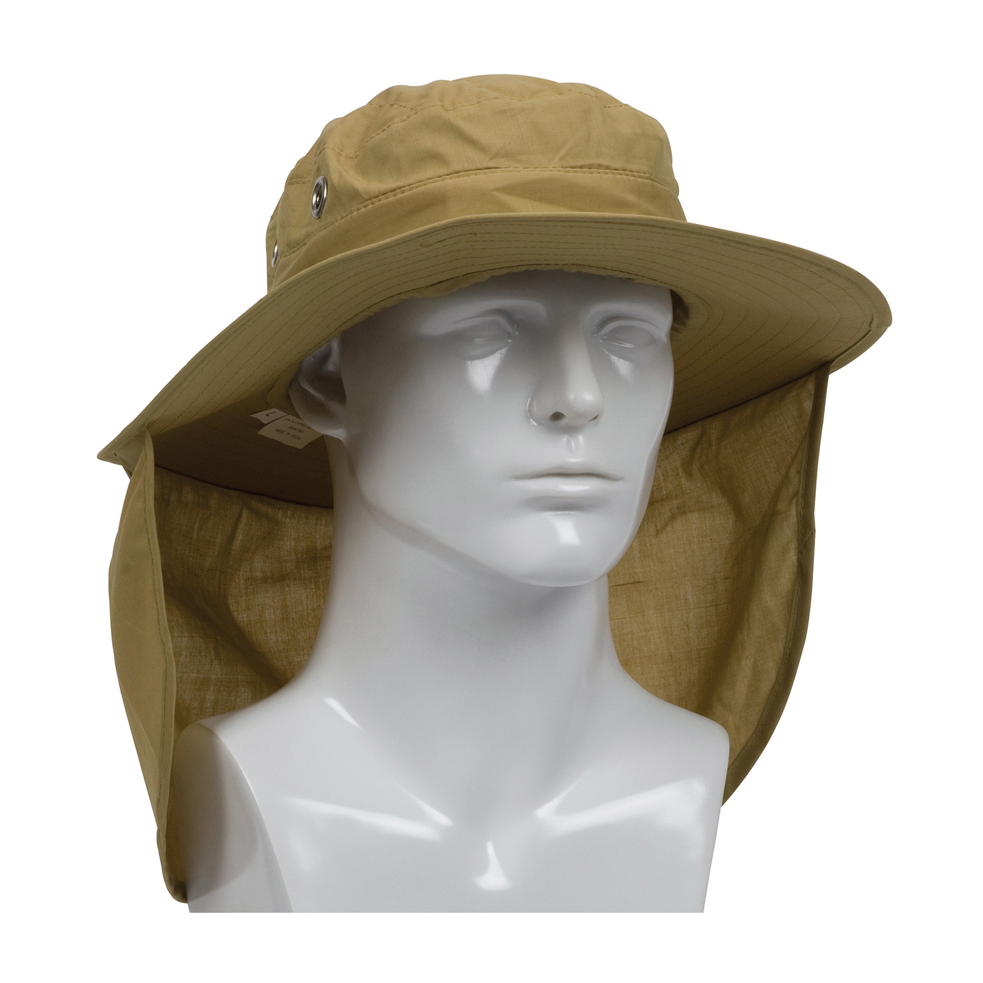 PIP® EZ-Cool® 396-425-KHK/M Medium Cooling Ranger Hat, Evaporation Cooling, Hook and Loop Attachment