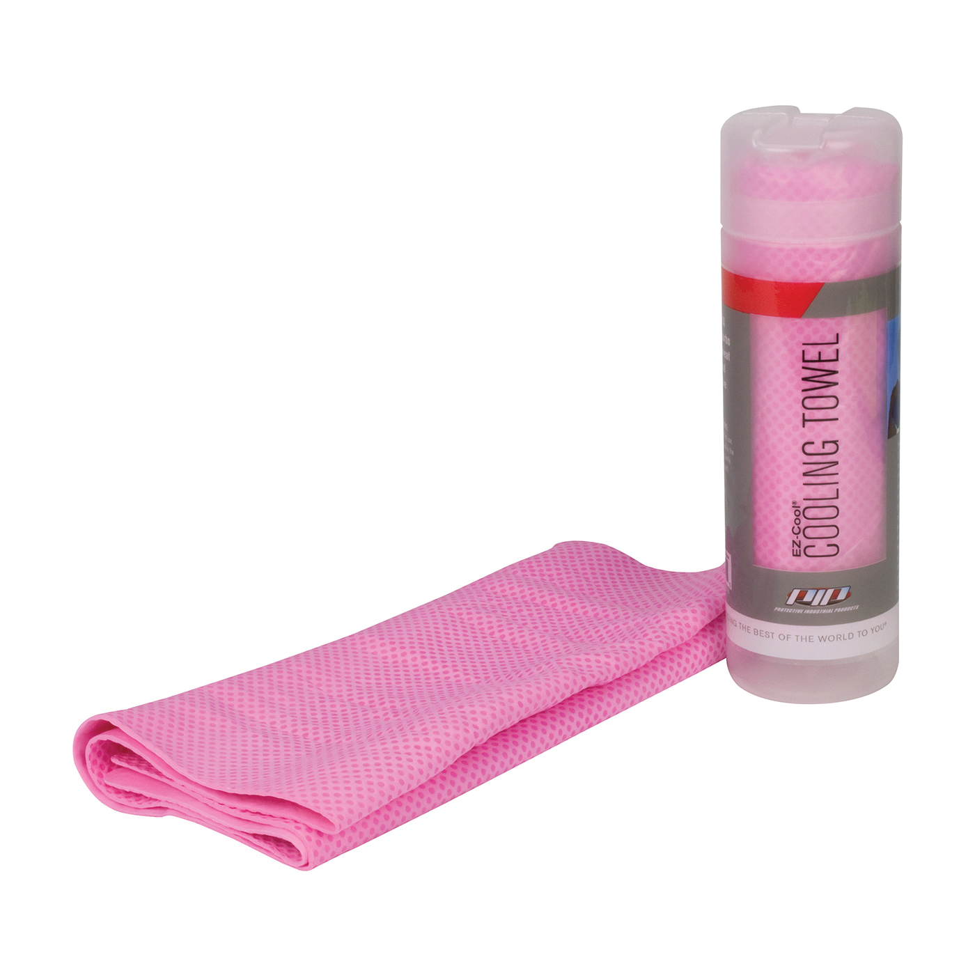 PIP® 396-602-P EZ-Cool® Evaporative Cooling Cooling Towel, Universal, Pink, Polyvinyl Alcohol