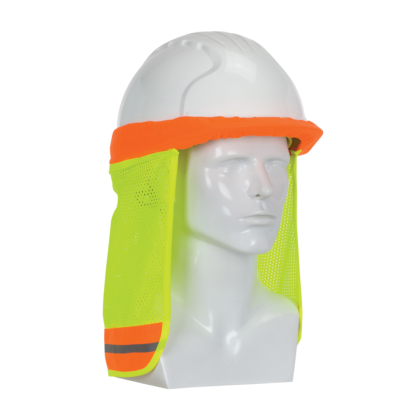 PIP® 396-700FR-YEL Hard Hat Neck Shade, For Use With Most Cap Style and Full Brim Hard Hats
