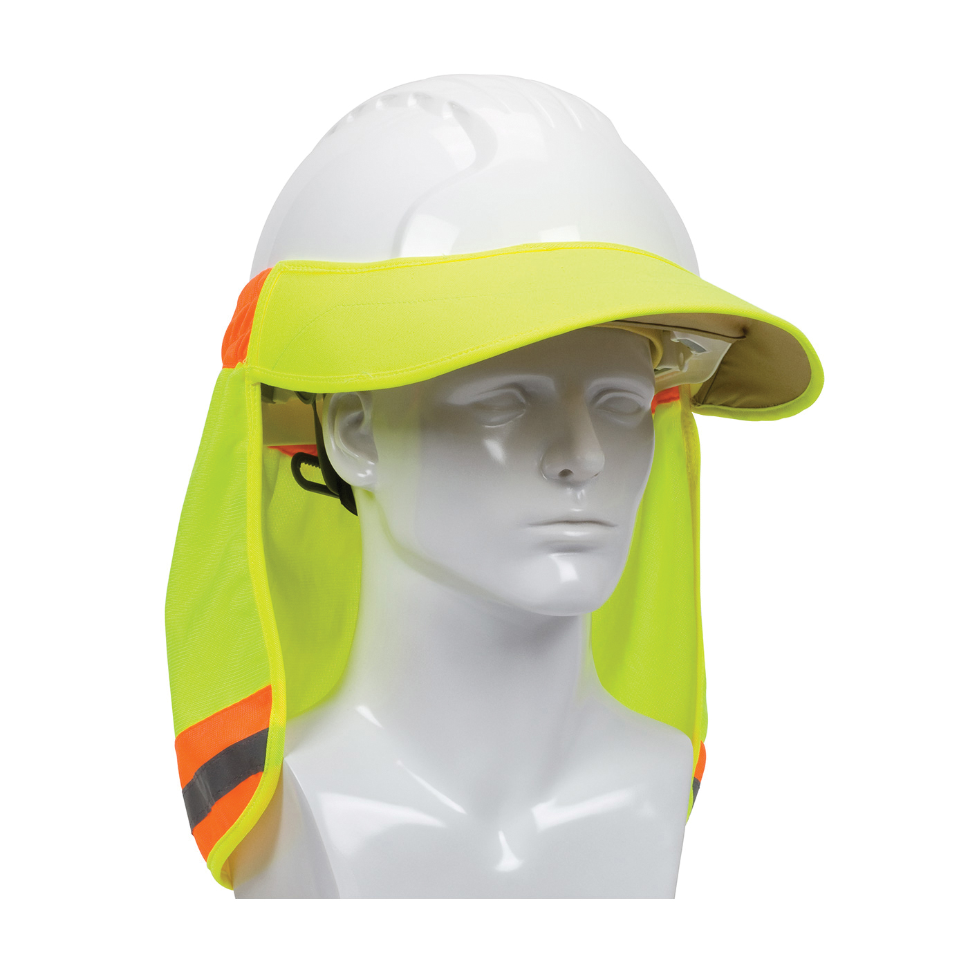 PIP® 396-800-YEL EZ-Cool® Hard Hat Visor and Neck Shade, For Use With Cap Style and Full Brim Hard Hats