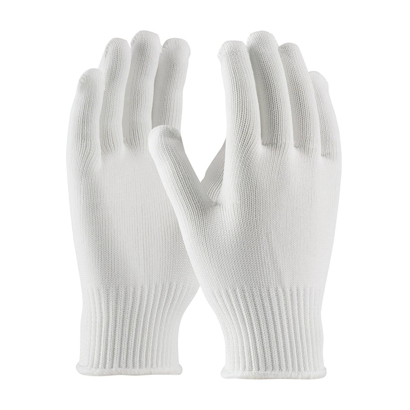 PIP® CleanTeam® 40-C2210/L Medium Weight Gloves, Clean Environment, Clute Cut/Full Finger/Straight Thumb/Seamless Knit Style, L, Polyester Palm, Polyester, White, Knit Wrist Cuff, Uncoated Coating, Resists: Abrasion and Cut, Polyester Lining