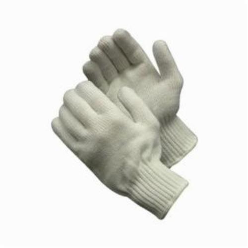 PIP® 41-010 General Purpose Gloves, Cold Protection, Acrylic/Cotton Palm, 7 ga Acrylic/Cotton, White, Knit Wrist Cuff, Acrylic Lining, Ambidextrous/Seamless