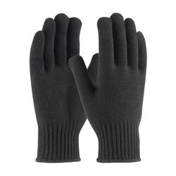 PIP® 41-011 General Purpose Gloves, Acrylic Palm, 7 ga Acrylic, Black, Uncoated Coating, Unlined Lining, Seamless Knit