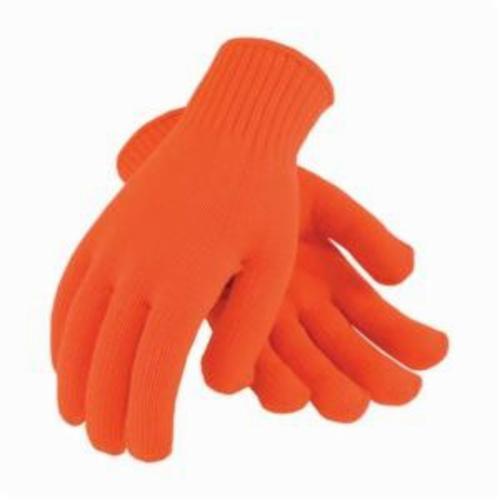 PIP® 41-013 General Purpose Gloves, Cold Protection, Acrylic Palm, 7 ga Acrylic, Orange, Knit Wrist Cuff, Unlined Lining, Ambidextrous/Seamless