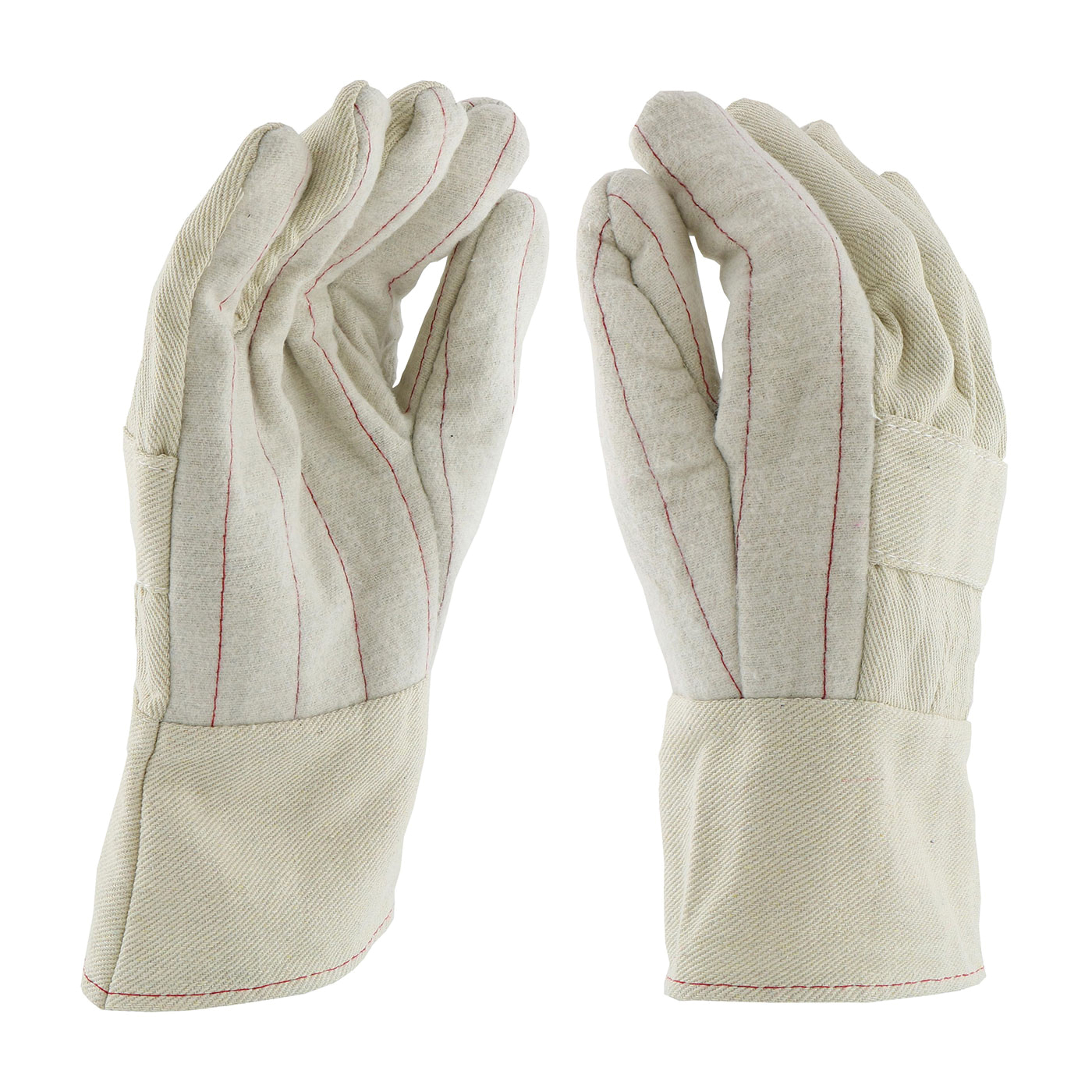 PIP® 7900K Regular Weight Standard Welding Gloves, L, Cotton, Off-White, Cotton Lining, Band Top Cuff, 10-3/4 in L, Resists: Abrasion, Heat and Wear