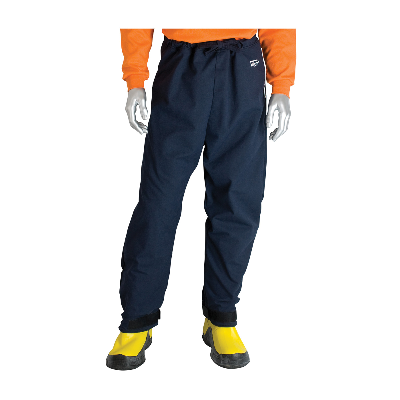 PIP® 9100-530ULT/4X 9100-530ULT Ultralight Flame Resistant Pant, 56 to 58 in Waist, 32 in L Inseam, Navy Blue, DuPont™ Protera®/Westex® UltraSoft® Interlock Knit