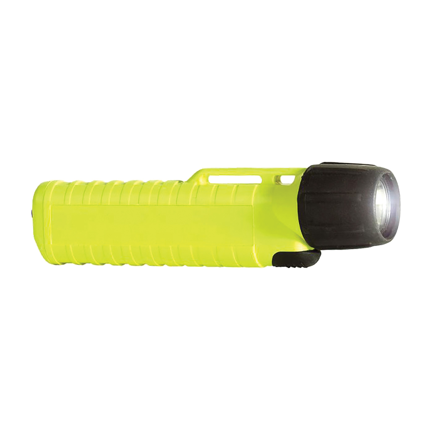 PIP® 933-A104120 LED Wide Beam Flashlight, For Use With Helmet/Hard Hat, Universal, ABS/LEXAN®/Polyurethane Rubber, Safety Yellow