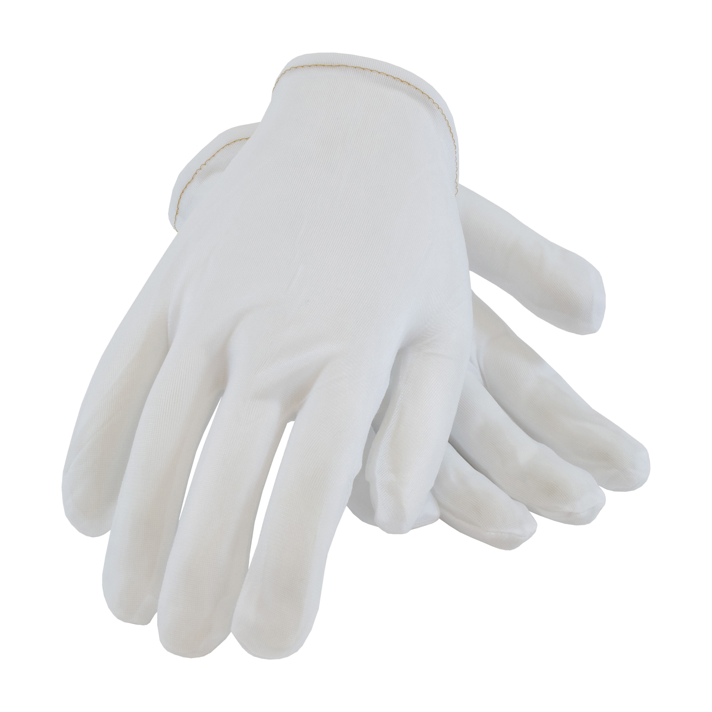PIP® CleanTeam® 98-741/S Ladies Lightweight Inspection Gloves, S, Stretch Nylon, White, Seamless Style, Paired Hand, 8-1/2 in L