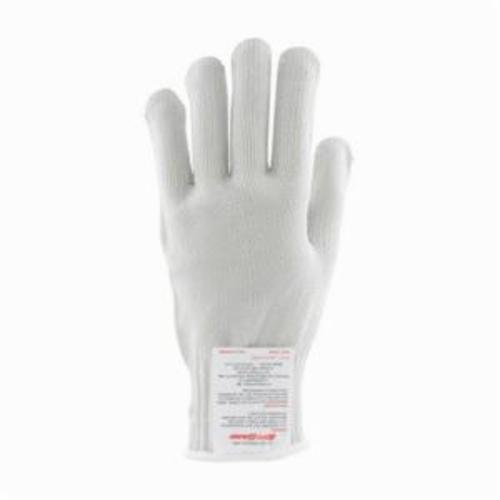 PIP® Kut-Gard® 22-600 3-Strand Antiicrobial Heavyweight Unisex Cut Resistant Gloves, Uncoated Coating, PolyKor™/Stainless Steel/Synthetic Fiber, Elastic Knit Wrist Cuff, Resists: Cut, Shrink and Slash, ANSI Cut-Resistance Level: A9
