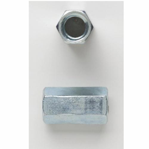 Peco 34RCZ Hex Rod Coupling Nut, 3/4-10, Steel, Zinc Plated