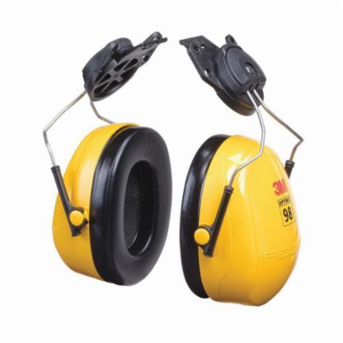 Peltor™ Optime™ 093045-08093 Ear Muff, 23 dB Noise Reduction, Yellow/Black, Hard Hat Mounted Band Position, CSA Certified Class A