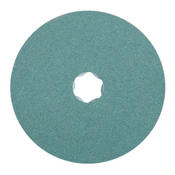 PFERD COMBICLICK® 40136 Coated Abrasive Disc, 4-1/2 in Dia, 120 Grit, Zirconia Alumina Abrasive