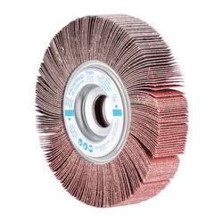 PFERD 45602 Unmounted Coated Flap Wheel, 6 in Dia, 1 in W Face, 60 Grit, Coarse Grade, Aluminum Oxide Abrasive