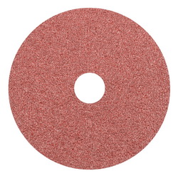 PFERD 62453 Standard Coated Abrasive Disc, 4-1/2 in Dia, 7/8 in Center Hole, 36 Grit, Aluminum Oxide Abrasive, Arbor Attachment