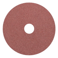 PFERD 62455 Standard Coated Abrasive Disc, 4-1/2 in Dia, 7/8 in Center Hole, 60 Grit, Aluminum Oxide Abrasive, Arbor Attachment