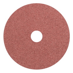 PFERD 62504 Standard Coated Abrasive Disc, 5 in Dia, 7/8 in Center Hole, 50 Grit, Aluminum Oxide Abrasive, Arbor Attachment